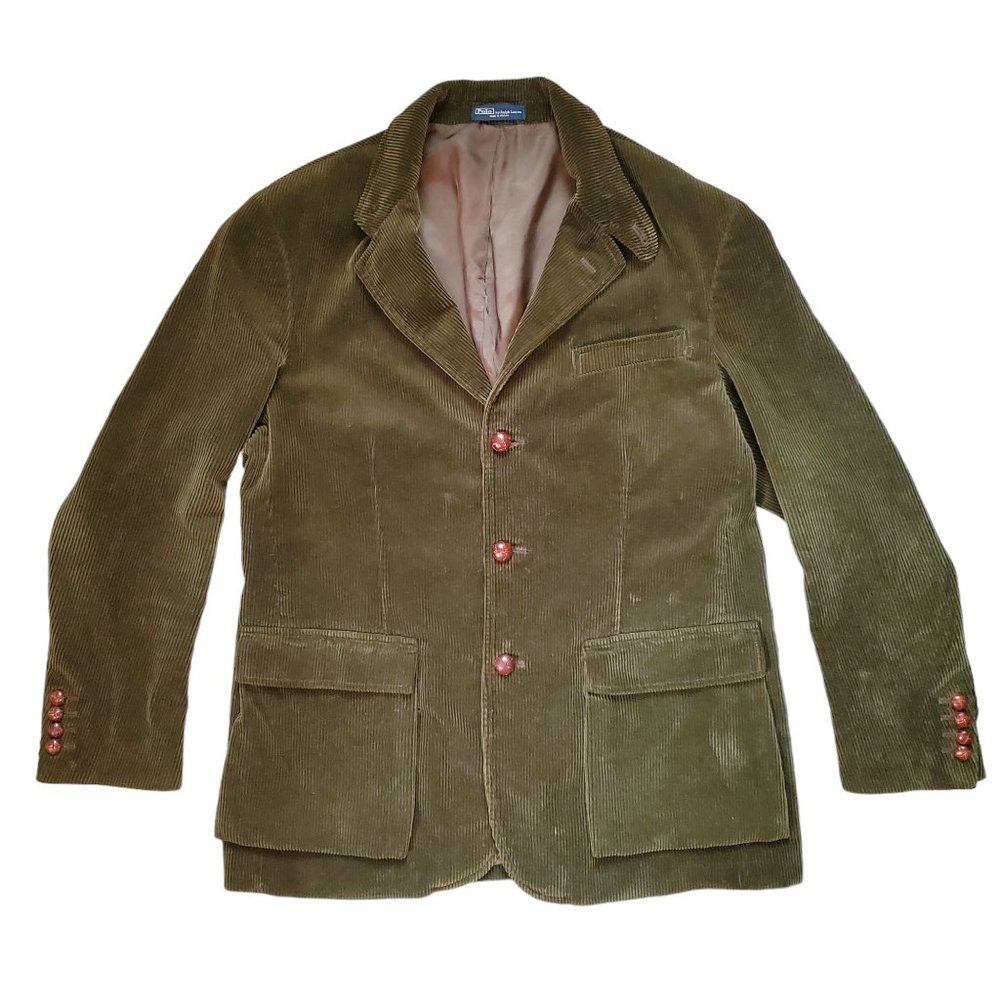 Polo by Ralph Lauren Green Corduroy Blazer